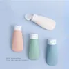 Opslagflessen 1/4/11pcs PE Travel Dispenser Bottle Set draagbare shampoo flip dop squeeze lotion fluweel leeg cosmetisch gereedschap