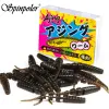 Spinpoler 20 stks rotsvis worm zacht plastic lokaas bach crappie bluegill lokaas vissen vis micro finesse ijs vissen pesca