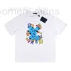 Men's Plus Tees Polos Designer TS 24SS Trendy Summer New Graffiti Men's and Women's Round Neck Short Slved Casual Mångsidig Löst par T-shirt PGE6 QEYZ