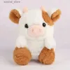 Stuffed Plush Animals Adorable 7.87in Colorful Strawberry Dairy Cow Plush Toy - Perfect Birthday Christmas Gift for Kids Room Decor! L411