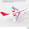 40 cm Big Size Fast Wing High Simulated RC Glider Airplane Six-Gyro Self-balans System Dual Motor 300m Range Distance RC Plane