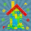 Block Plastikblöcke Kinder Puzzle -Tischspielzeug Home Assembly City Creative Early Education