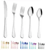 5 PCSSet Plastware Sets 6 Colors Minne Set Praish Whare Fork Noge Spoon Teaspoon Устанавливает элегантные кухонные аксессуары для столовых приборов3204865