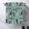 タオルパーソナライズされたクイック乾燥コットンフェイスソフトリネングレイハウンドスイトラウンズ犬スポーツタオル
