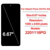 6.67''Display For Xiaomi Poco X4 Pro 5G 2201116PG LCD Display Screen Frame Touch Panel Digitizer Xiaomi Redmi Note 11E Pro LCD