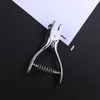 3X15mm ID Card Badge Photo Hole Punching Machine Professional Labor-saving Hole Puncher DIY Hand Paper Elliptical Punch Plier