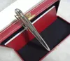 GiftPen مصمم الفاخرة Roller Ball Pen عالي الجودة أقلام الهدايا التجارية مربع أصلي اختياري كامل 2101248