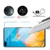 3PCS HUAWEI P30 P20 LITE P20 PRO TEMERED GLASS FOR HUAWEI P40 LITE E 5G P30 P40 P50 Pro Screenプロテクター