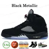 Con Box Jump Man 5 Mens Basketball Scarpe 5S Black Cat Olive Navy Georgetown Aqua unc Lucky Green Concord Racer Blue Raging Bull Fire Red Suede Suede Borgogna allenatore