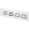 W140 S320L S350 S500 S500L S600 S600L W245 TRUNK LID Sticker Number Silver Decal Car Recitting for Mercedes Benz AMG Deceration