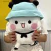 Doldurulmuş Peluş Hayvanlar 40cm Bubu ve Dudu Panda Peluş Karikatür Panda Ayı Doll Kawaii Dolgulu Yastık Oyuncak Oda Dekor Çocuk Oyuncakları Hediye L411