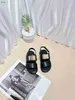 Classics baby Sandals Kids shoes Cost Price Size 26-35 Including cardboard box Rectangular metal plaque decoration child Slippers 24April