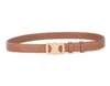 2024 Moda Belt Smoothle Belt Retro Design Belts finos de cintura para homens largura feminina 2,5 cm Genuíno de couro 4Color Qualidade opcional Highzna