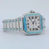 Luxury Looking Fullt Watch Iced For Men Woman Woman Top CraftSmanship Unikt och dyra Mosang Diamond Watchs For Hip Hop Industrial Luxurious 54017