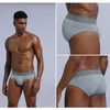 Sous-pants Adannu !!Fashion Simple Men Briefs Softs Soft Sexy Underwear Flexible confortable Coton Panties Gay