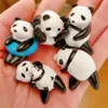 Panda Figurina Śliczna miniaturowa miniaturowa Dollowa Dollowa Lalka Ozdoba rzemieślnicza Dollhouse Anime Figura Mikro Krajobraz Dekoracja ogrodu