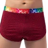 Briefas boxer Men Bulge bolsa confortável conforto Arqueiro xadrez respirável SHUT SHORT SHETS PAJAMA PENTES PANTES DE PANTA DE CAFEÇA DE PANTA