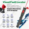 Высококачественный 1 ПК VFL 10MW FC/SC/ST Connect Visual Fault Locator Red Laser Light Type Type MultiChoice Optic Cable Tester