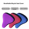 Selle à vélo 3D Couvercle de siège de vélo doux cyclisme siège en silicone cyclisme selle respirante confortable vélo de vélo de vélo