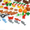 Moc Bricks Food City Set Accessoires Amis Moc