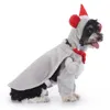 Abbigliamento per cani abiti divertenti vestiti di Halloween costumi morbidi abiti regolabili per fesplay da piccoli ai cani