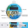 Swimming Pool Digital Thermometer Solar Powered Outdoor Floating Waterproof Pool Thermometer Pool Water Temperature Measuring