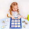 Visuellt schema för barn Vattentät tysk förskolekalender för klassrum barn Beteende klistermärke för självdisciplin
