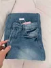Jeans femminile femminile coreano femminile retrò jeans jeans nuovi pigri e largo pantaloni da pavimento a gamba lavati lavati in vita alta c240411