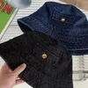 Bérets Denim Washed Bucket Hats Femmes hommes Fisherman Wide Brim Caps Hip Hop Panama CAP