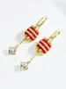 Dangle Earrings Trending Dangling Made With Crystals From Austria For Women Christmas Jewelry Chinese Style Hanging Earings Bijoux