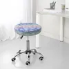 Oreiller Ghosties Round Bar Chair Cover Decor avec une sangle élastique adaptée au bureau