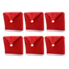 6pcs / set Santa Claus Hat Chress