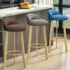 Einfache lässige Hochhocker Europäische Metallstuhlstuhlstuhl Stuhl Küche Rückenstühle Esszimmerstühle Hausmöbel