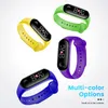 MUTI-COLOR BAMBINI Smart Watch Smart LED Digital Orologio da polso per ragazzo Bracciale sportivo per bambini impermeabili per bambini