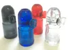 Plastic Snuff Bottle Kit Bullet Snorter Jar Smoking Hand Tools Rocket Sniff Dispenser Portable CAP9045252
