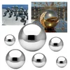 Decoratieve beeldjes 6pcs starende bal ornament stevige multifunctionele 50-150 mm duurzame bol roestvrijstalen woning decor el zilveren spiegel