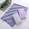 Serviette pure coton plaid coupé absorbant ménage adulte lavage de visage adulte cadeaux en gros 75 35 cm 2pcs