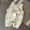 Broek Koreaanse zomer pasgeboren baby zon print romper peuter babyjongen meisje los schattige jumpsuit slabibeen broek