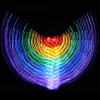 Rainbow Color LED Wings Adult Children Costume Circus Led Light Luminous Costumes Party Show Isis Wings Dancewear