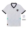 Áustria, 2024 Euro Soccer Jerseys Home Away Afustria National Football Team Kits Kits Men Tops Tee Camises uniformes