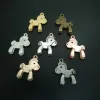 12pcs/lot Cute Colorful Alloy Horse Charms Pendant DIY Jewelry Necklace