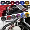 10PCS M6 JDM Car Modified Hex Fasteners Fender Washer Bumper Engine Concave Screws Fender Washer License Plate Bolts Car styling