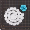 24 in circolo 24style 3D Fiori di taglio in metallo Dies per scrapbooking carta artigianale fai da te che rende le ghirlande in rilievo calibro 2023 Nuovo