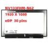 スクリーンNV133FHMN62 NV133FHM N61 N61 N54 N52 13.3 "FHD1920X1080 30PINS EDP IPSラップトップLCDスクリーン72％NTSC交換