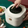 チャイナラッキーハッピーライス炊飯器スモールミニ2Lライス炊飯器スマートクッキングポット中国スタイル高速料理柔術ジョイングチャイナレッド