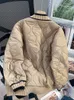 V-hals gebreide patchwork causale vrouwen Parka jas lange mouw met eenzuigelijke mouw gekakte jas 2023 Autumn Winter Parkas