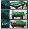 Profesjonalny stół bilardowy 7/8/9ft Poczuł trwały klub barowy stołowy stół bilardowy Felt Billiards Akcesoria sportowe