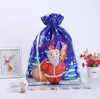 Bolsa de embrulho de Natal embrulhada para presentes Papai Noel Sack Sack Snowflake Ano Bolsas de Lucky Sacking Decorative Packaging Supplies SN SN