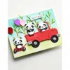 Greatations de bricolage Diamond Panda Lattice Foil chaud Nouveaux tulipes Mlle Magine