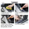 Universal Car Window Sealing Strip Auto Glass Track Gap Protector Trim Bumper Rubber Anti-dust Strip Keep Silent Rainproof 2/4M